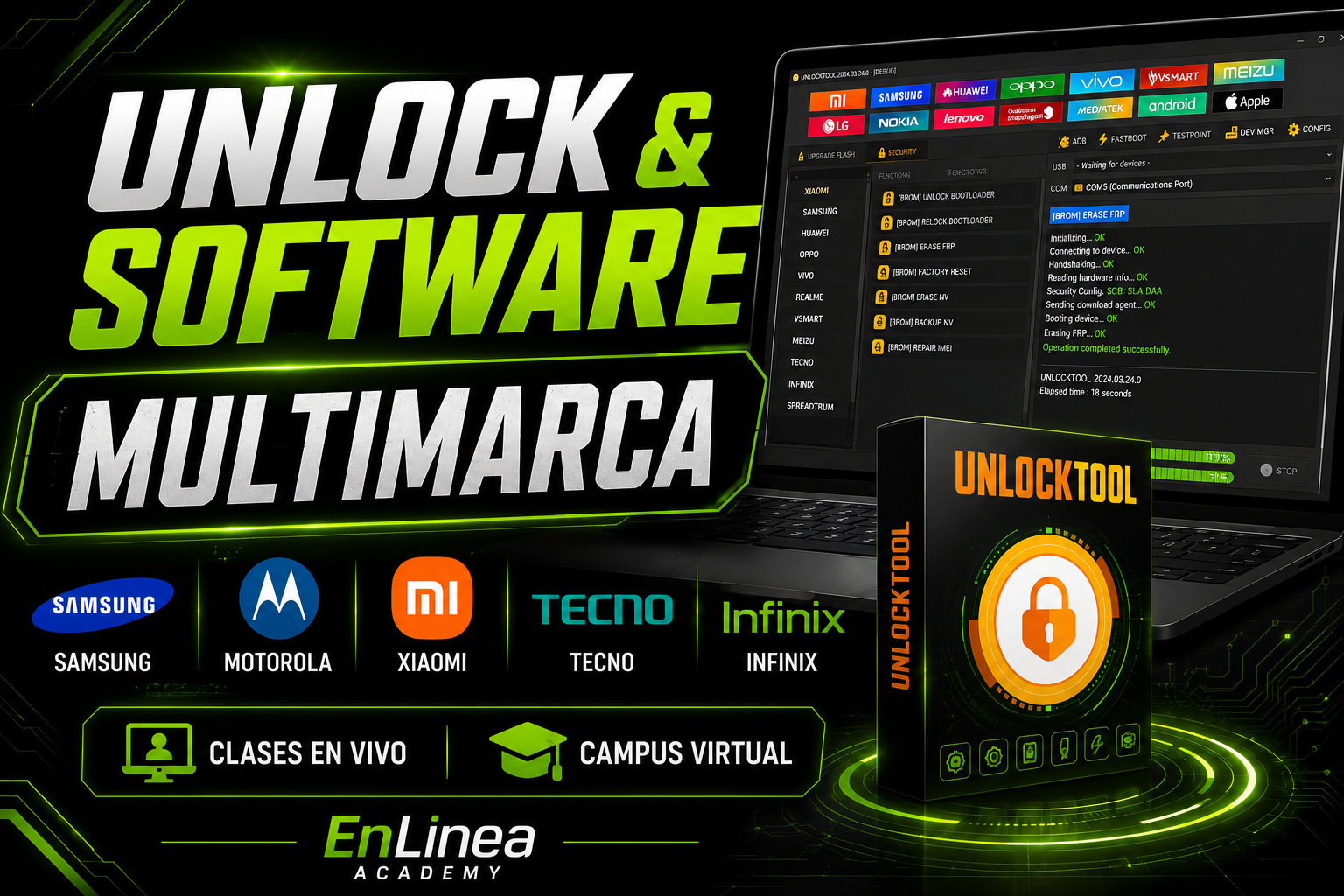 Curso en Vivo Soft/Unlock