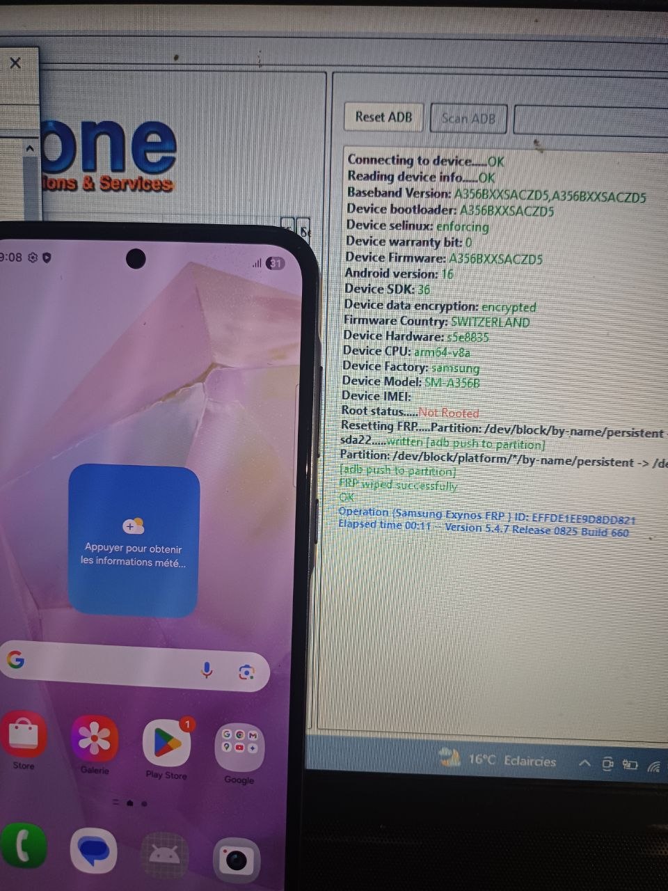 A356b  security April 2026 Exynos