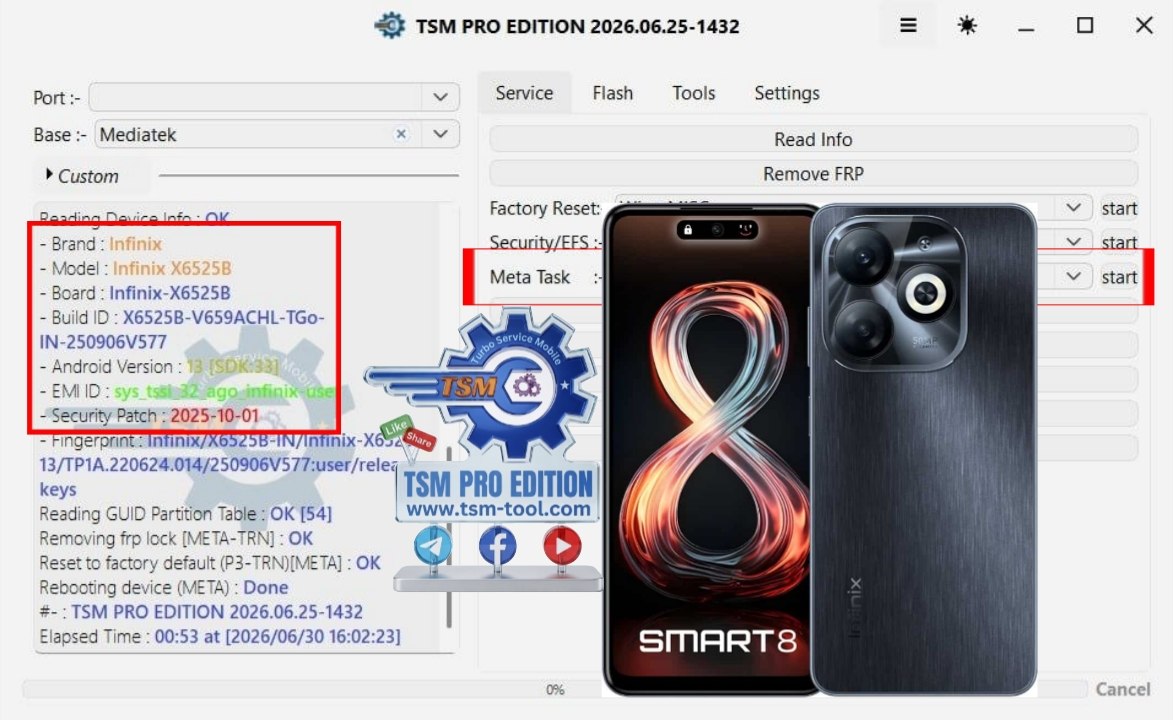 Remove FRP infinix SMART 8