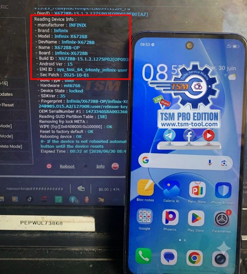 Remove FRP INFINIX HOT 60i