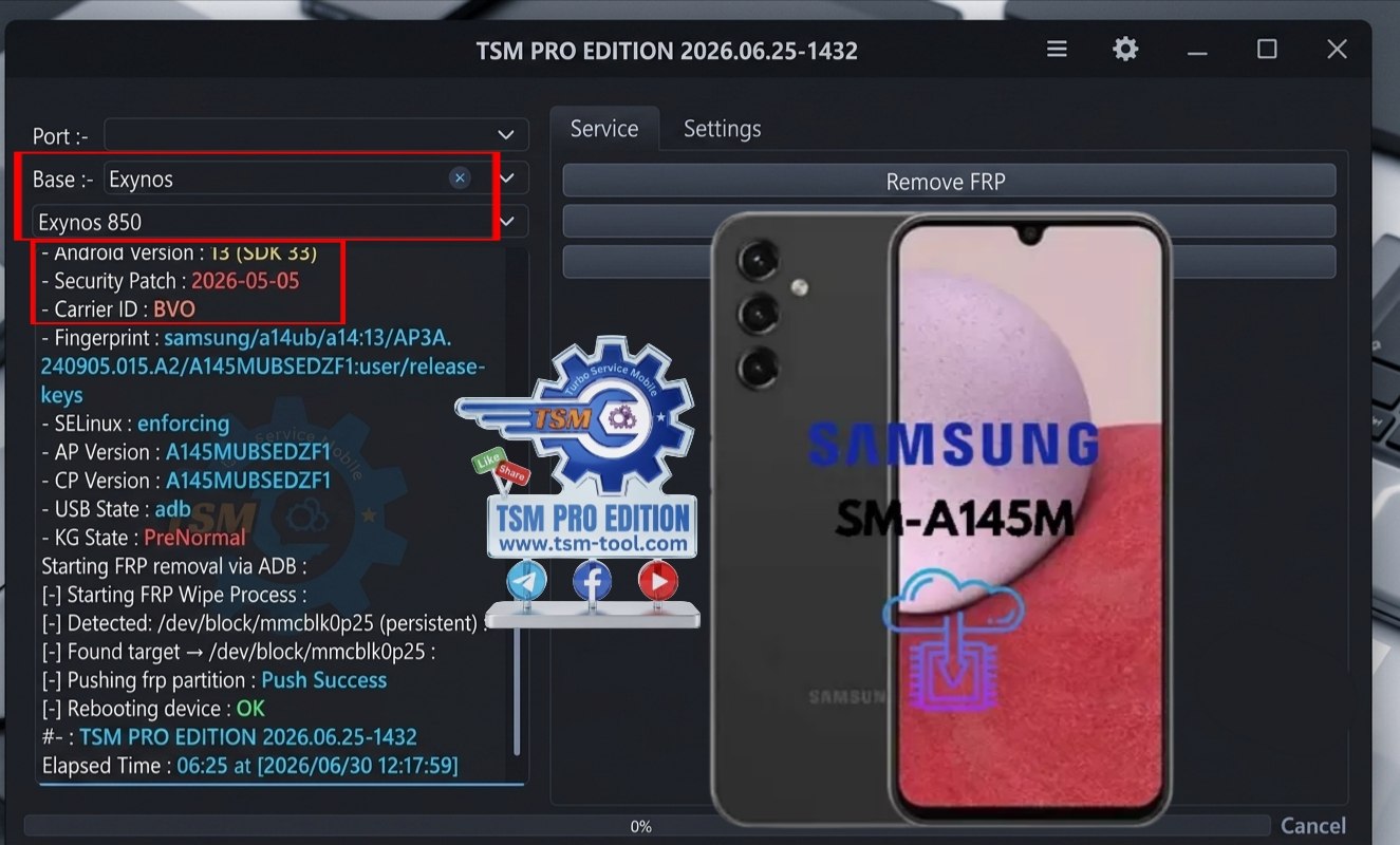 Remove FRP Galaxy A1
