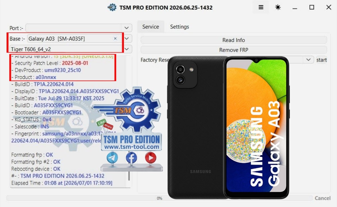 Remove FRP GALAXY A03