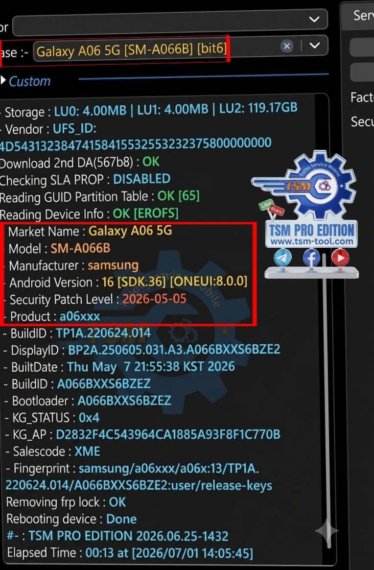 Remove FRP GALAXY A06 5G