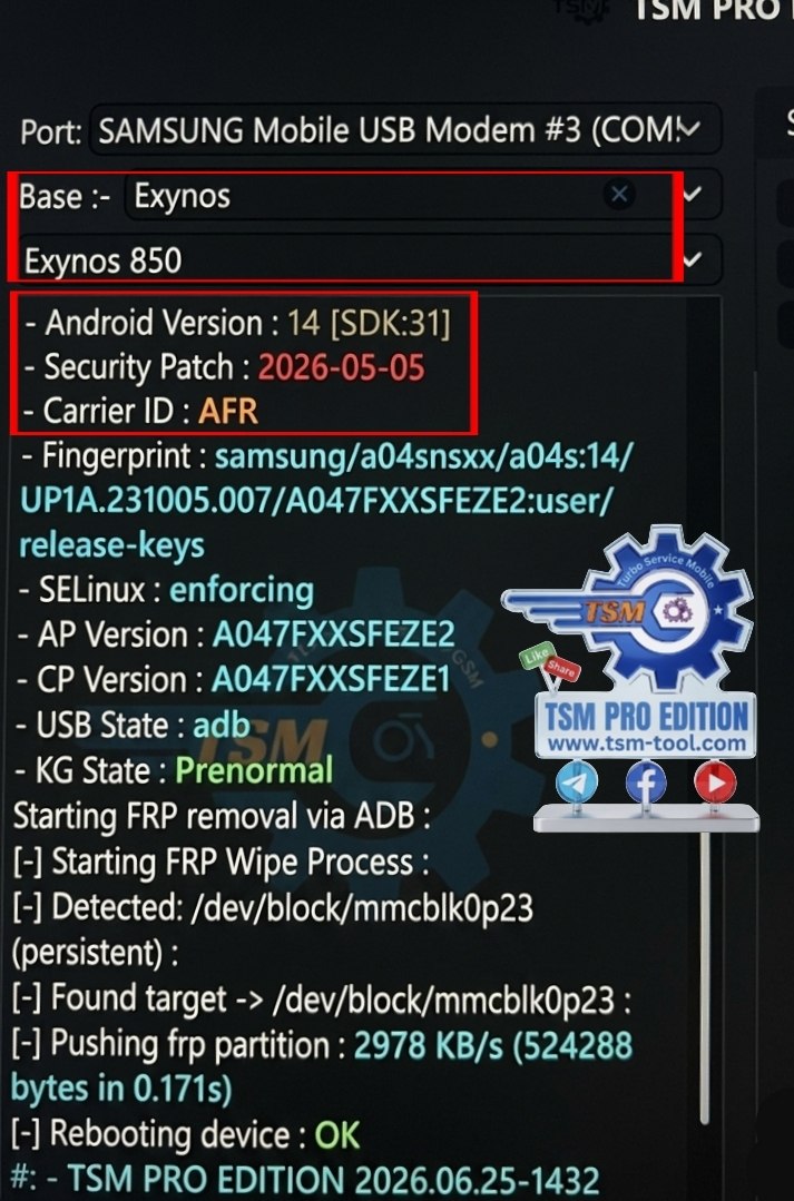 Remove FRP Galaxy A04S