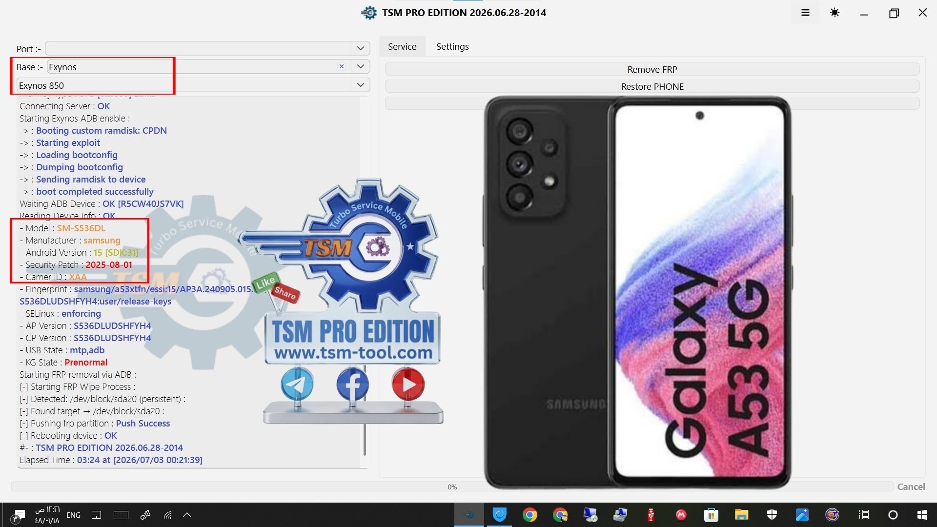 ENABLE ADB +Remove FRP Galaxy A53 5G