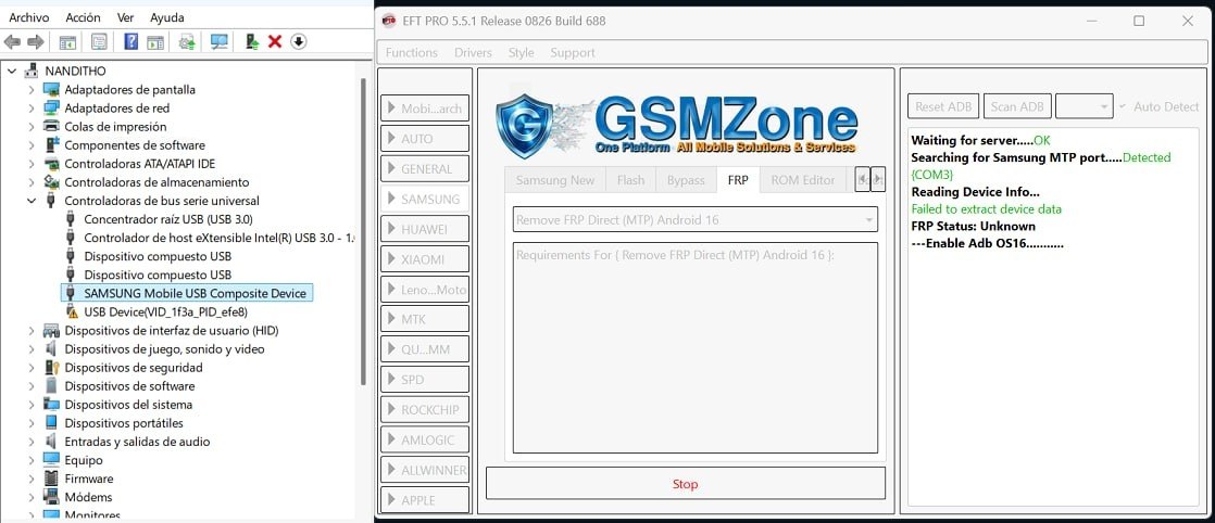 FRP on my S23 Ultra Bit 9
