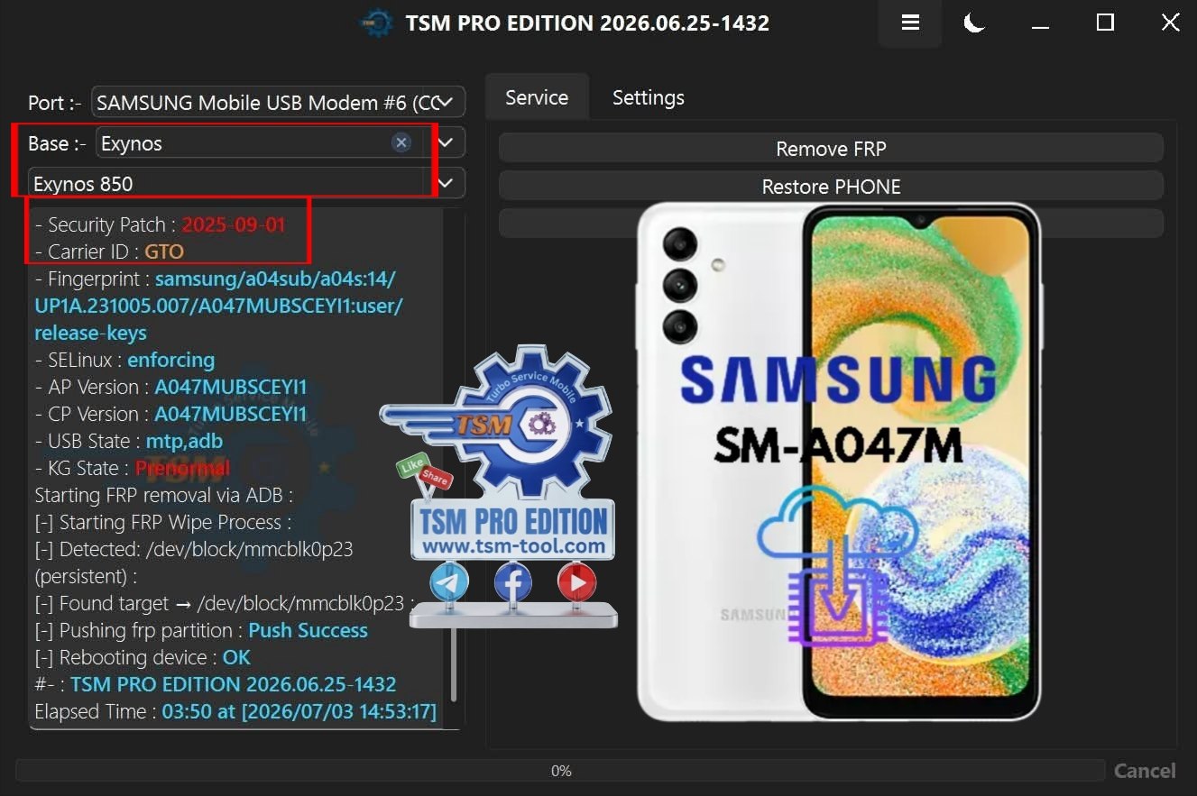 Remove FRP Galaxy A04S