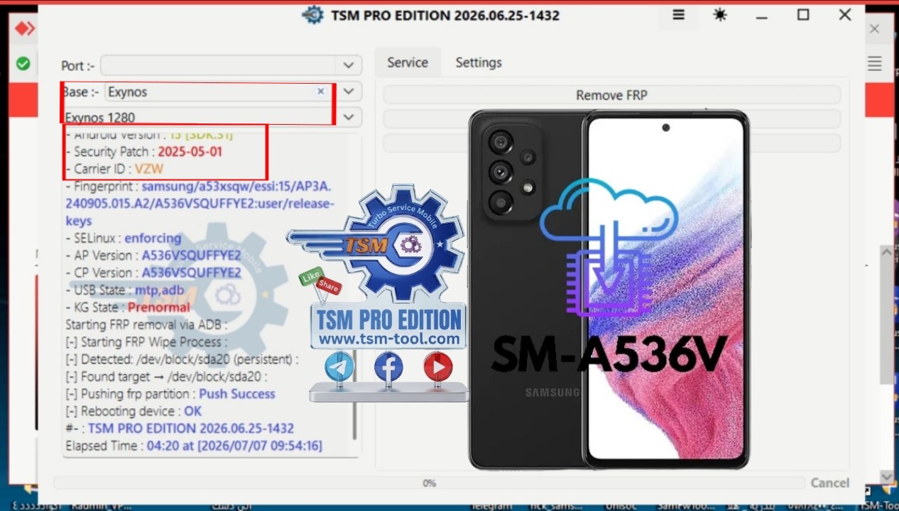 ENABLE ADB + Remove FRP Galaxy A53 5G