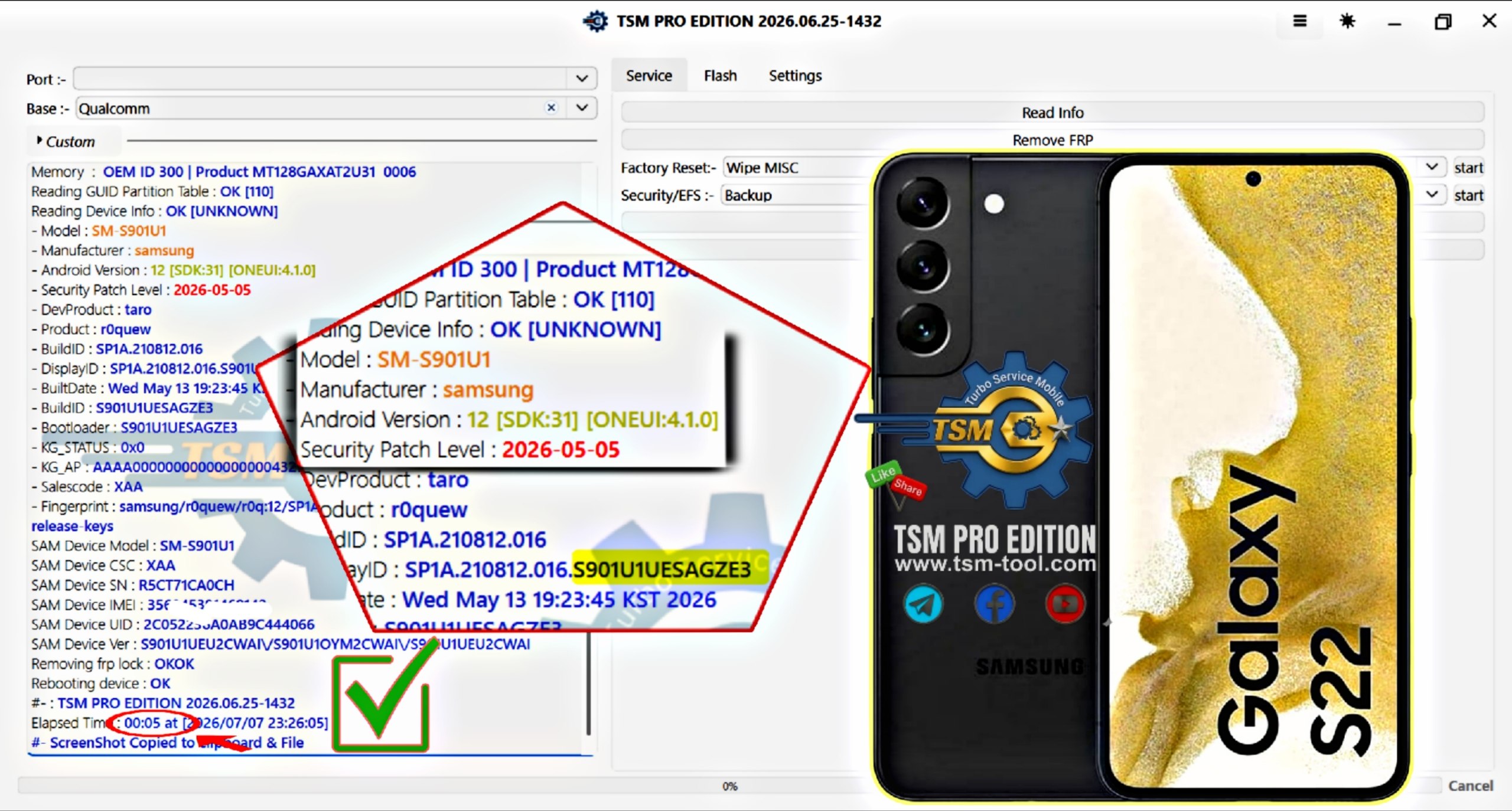 Remove FRP Galaxy S22 OTA UPDATE