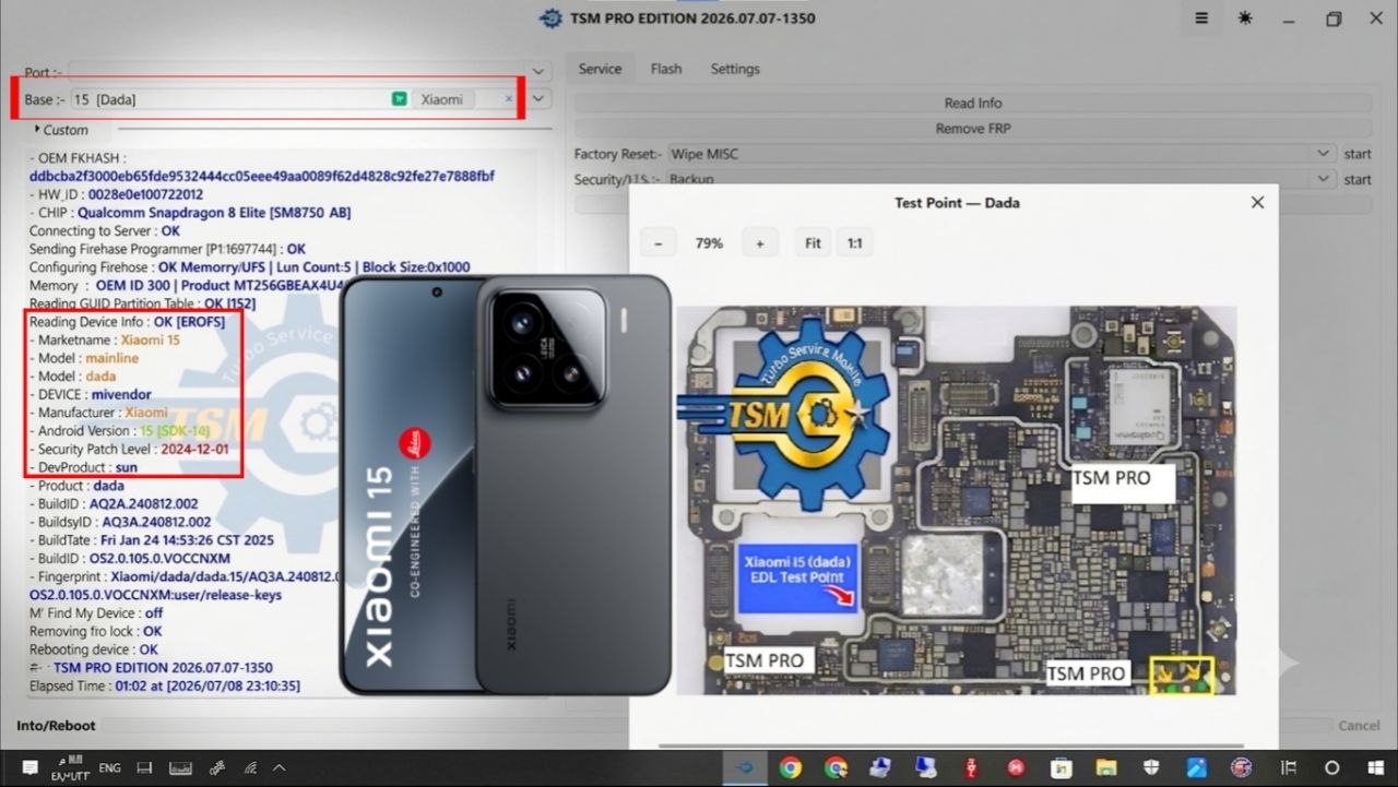 Remove FRP XIAOMI 15