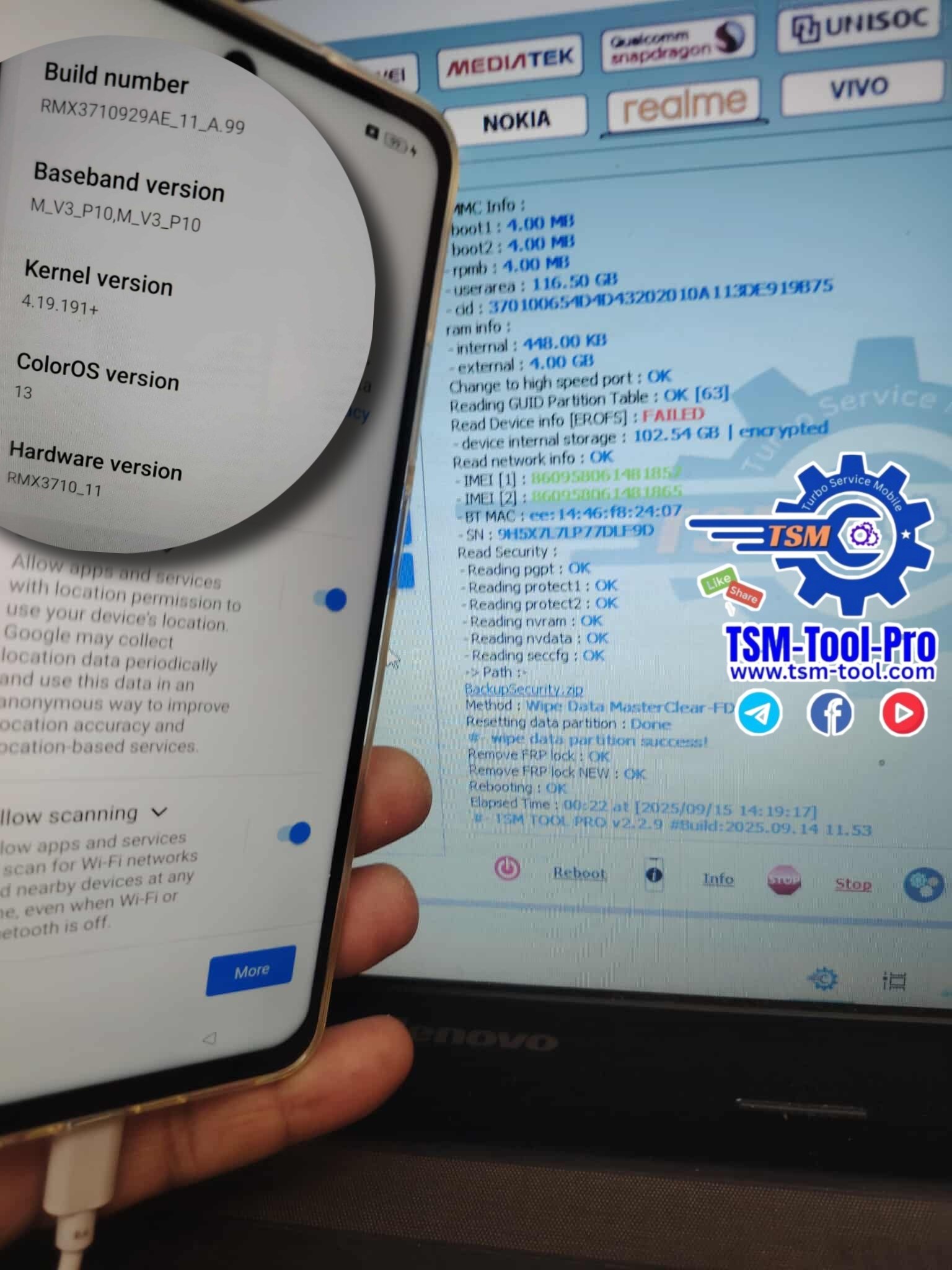 Frp Realme C55