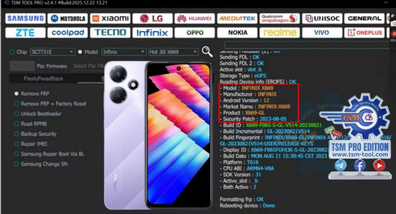 Remove FRP Infinix SMART HOT 30i
