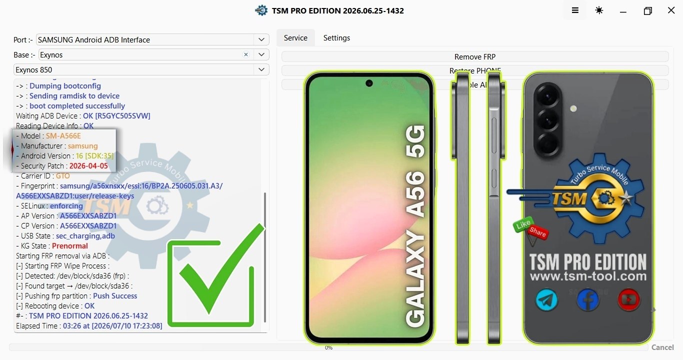 ENABLE ADB + Remove FRP Galaxy A56 5G