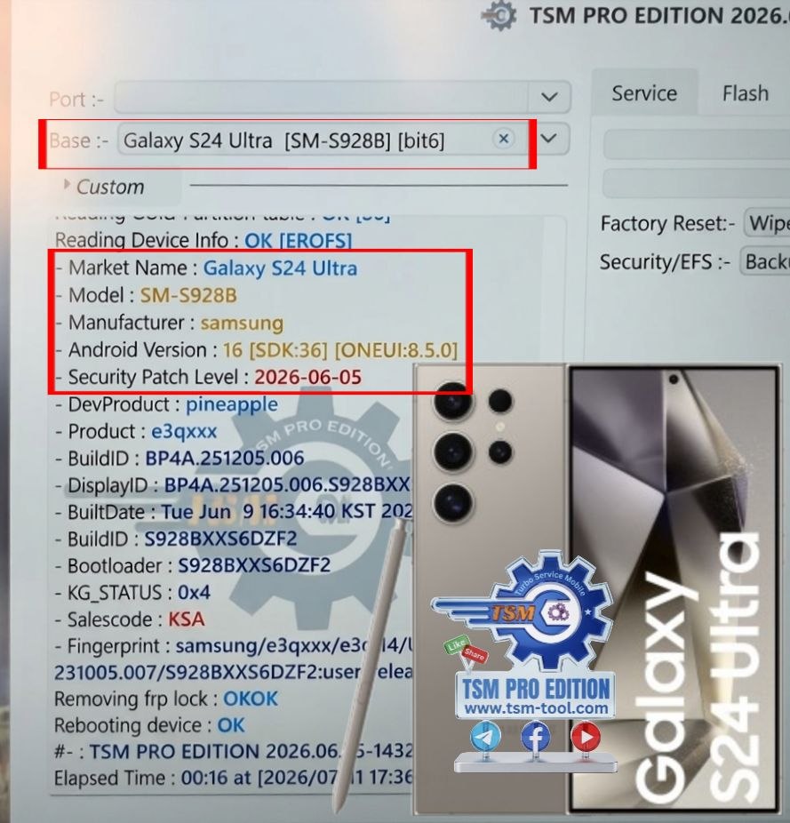 Remove FRP Galaxy S24 UltraRemove FRP Galaxy S24 Ultra