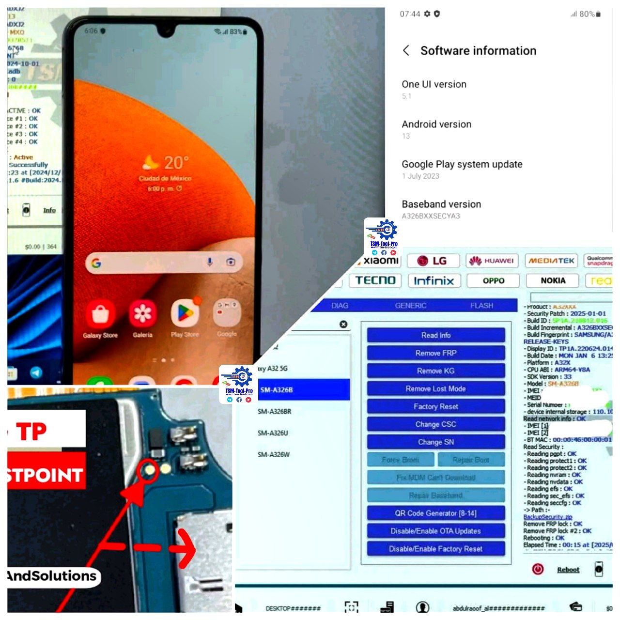 SAMSUNG A32 Frp