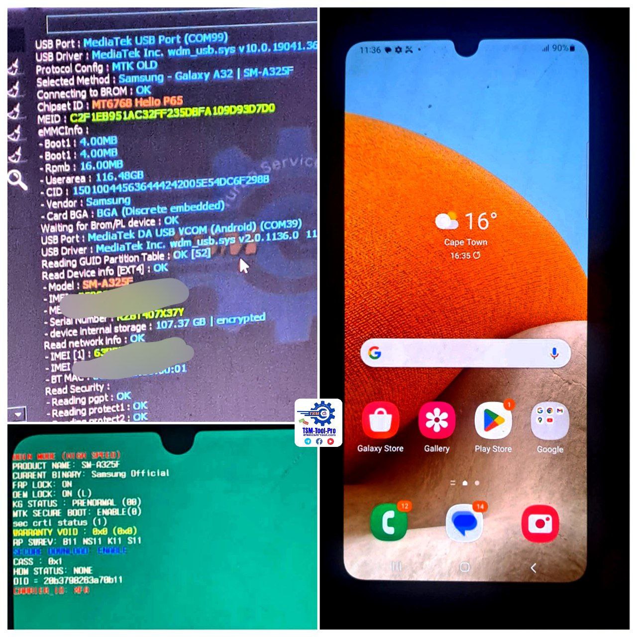 Samsung A32 Frp BIT : 11 [ B ]