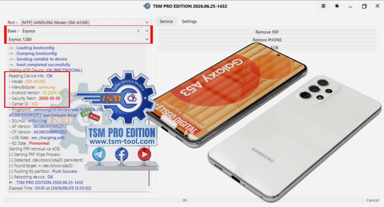 ENABLE ADB +Remove FRP Galaxy A53 5G