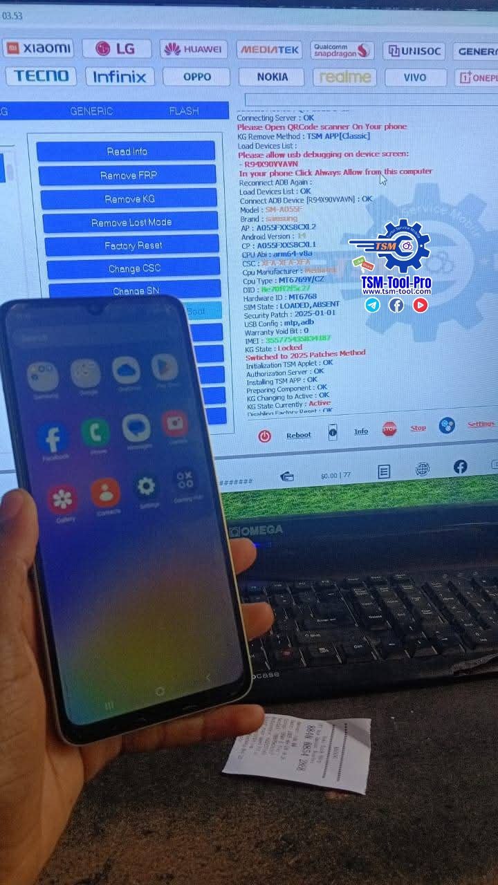 KG Samsung A05