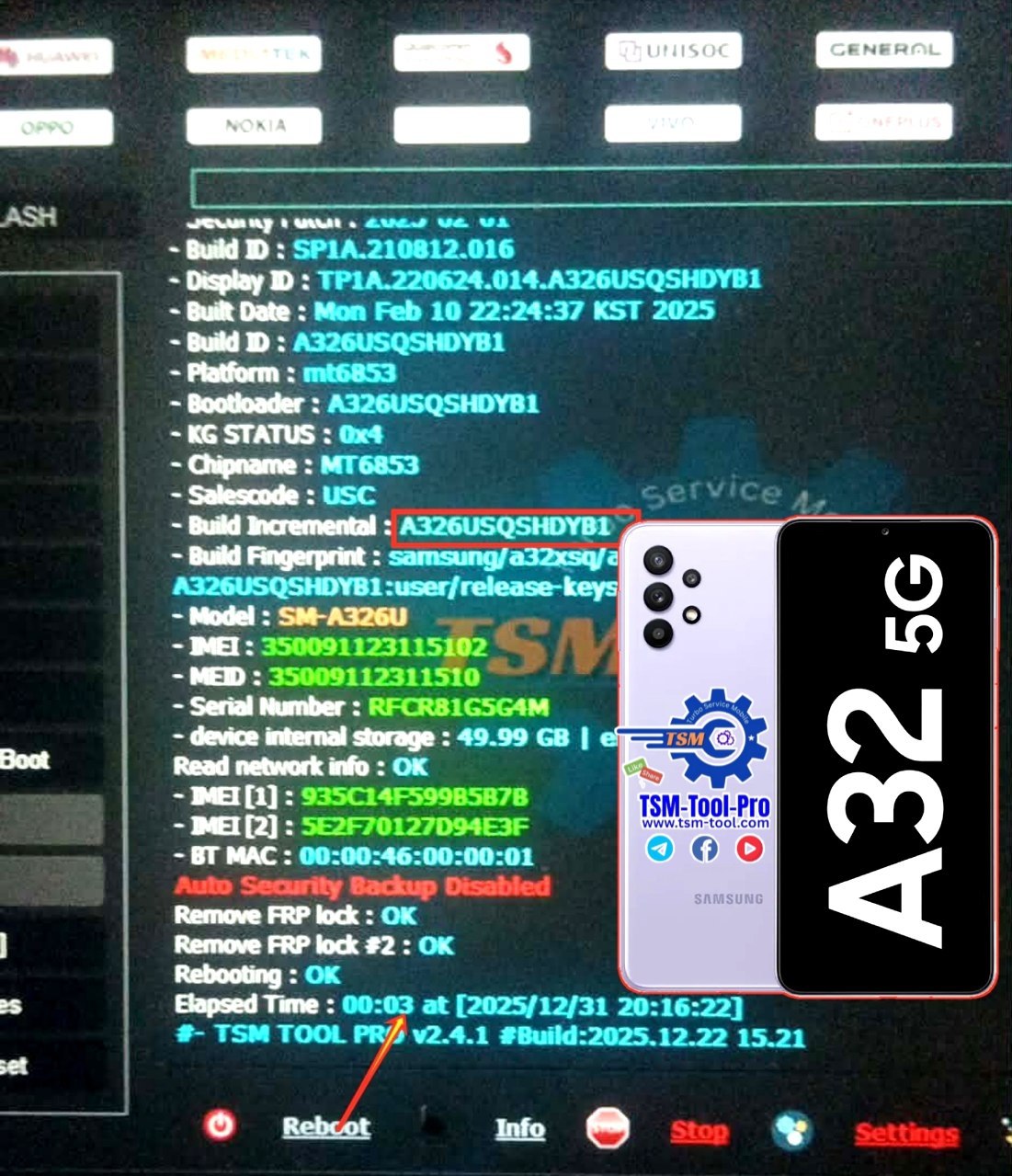Remove FRP  GALAXY A32