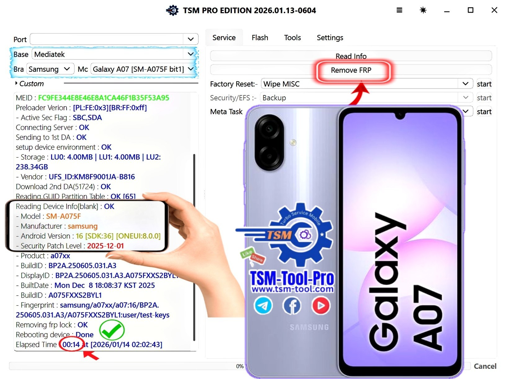 Remove FRP GALAXY A07